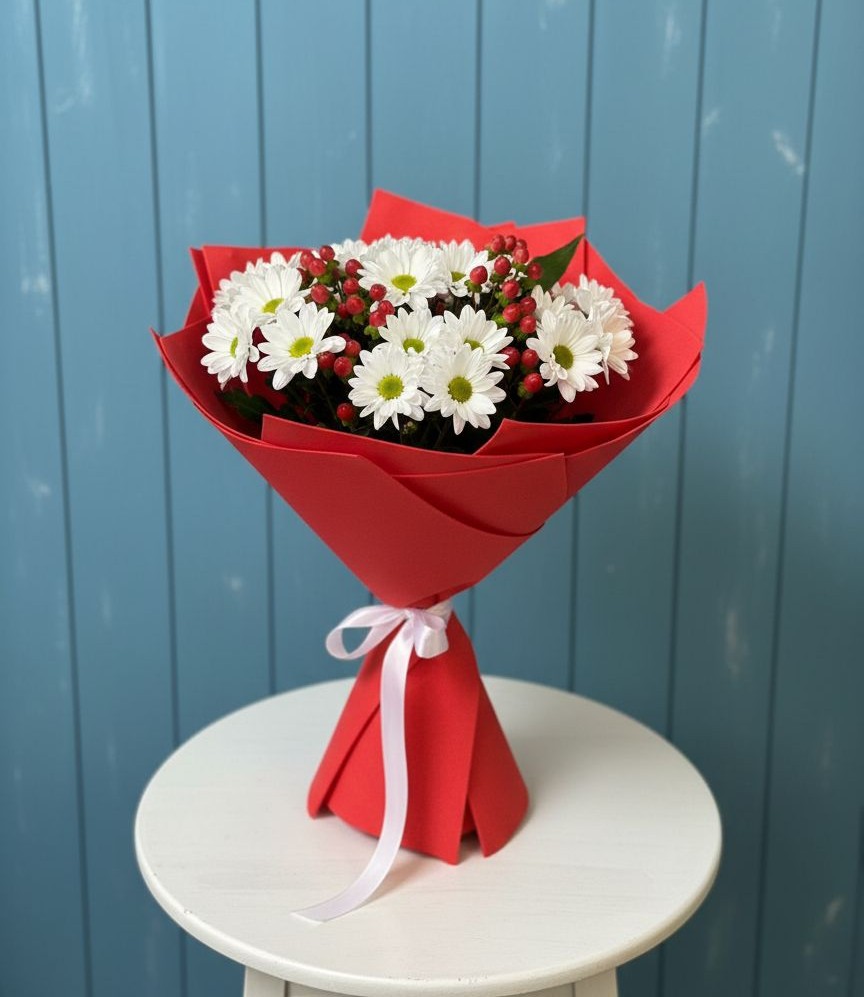 Букет цветов из: Хризантемы в Вознесеновке