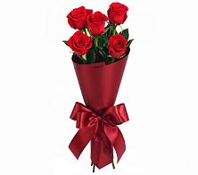 Букет 5 Красных роз Эдлесс Лав в Вознесеновке