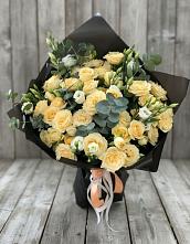 Букет цветов из:  Розы и Лизиантусы в Вознесеновке