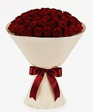 Букет 101 Бордовая роза Блэк Бакарра в Вознесеновке