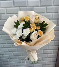 Букет цветов из:  Розы и Хризантемы в Вознесеновке