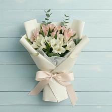 Букет цветов из:  Альстромерии в Вознесеновке