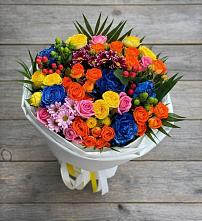 Букет цветов из:  Розы и Хризантемы #REPLACE_PRED# Вознесеновке