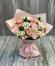 Букет цветов из:  Гвоздики, Розы и Хризантемы в Вознесеновке