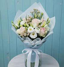 Букет цветов из:  Розы и Лизиантусы #REPLACE_PRED# Вознесеновке