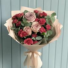 Букет цветов из:  Гвоздики и Розы в Вознесеновке