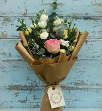 Букет цветов из:  Розы и Лизиантусы #REPLACE_PRED# Вознесеновке
